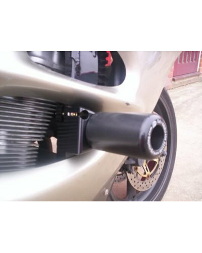 Tampon Protection Moto R&G RACING Tampons de protection R&G RACING noir Suzuki GSX600F/750F