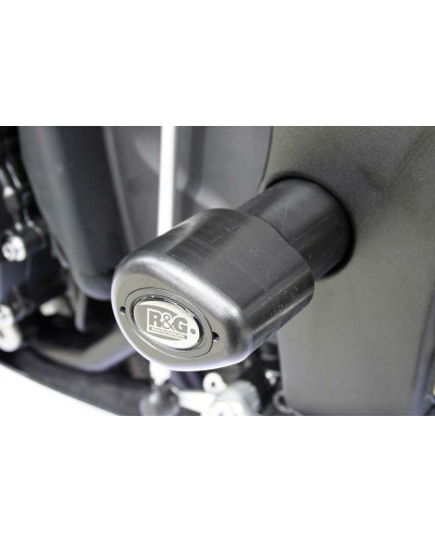 Tampon Protection Moto RG RACING Tampons de protection supérieurs R&G RACING Aero noir Yamaha YZF-R1