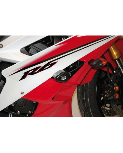 Tampon Protection Moto RG RACING Tampons supérieurs Aéro R&G RACING noir Yamaha