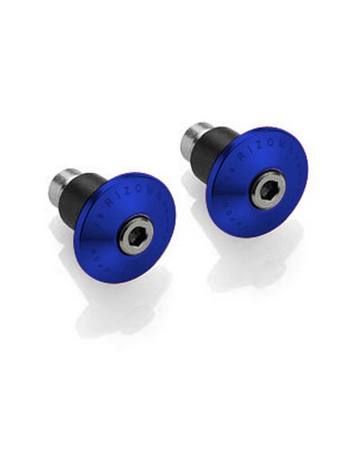 Embouts Guidon Moto RIZOMA 516 (la paire) bleu
