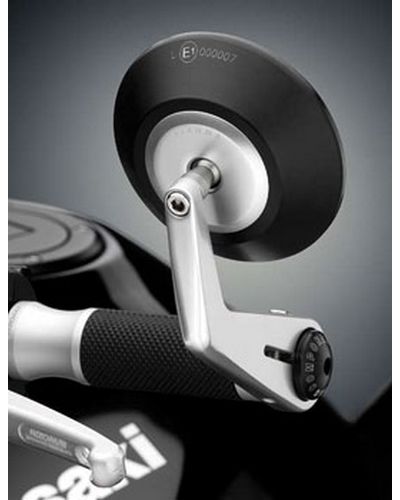 Rétroviseur Moto Universel RIZOMA CLASS RETRO HOMOLOGUÉ NOIR / ALU