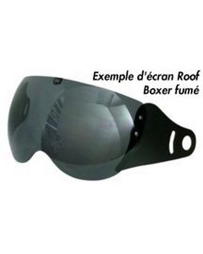 Écran Casque Moto ROOF Ecran Boxer R03 fumé