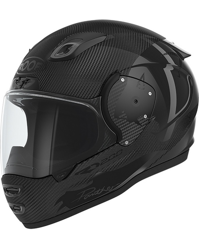 Casque Intégral Moto ROOF RO200 Carbon Panther noir