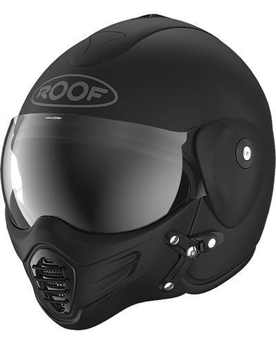 Casque Jet Moto ROOF Roadster noir mat