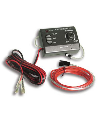 Accessoires Feux Moto SANS Fil néon 180 cm rouge