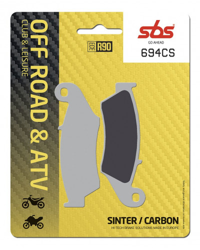 Plaquettes Freins SBS BRAKE PAD CAR/CER PER