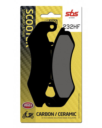 Plaquettes Freins SBS BRAKE PAD CAR/CER SCOOT