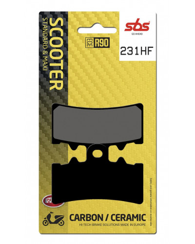 Plaquettes Freins SBS BRAKE PAD CAR/CER SCOOT