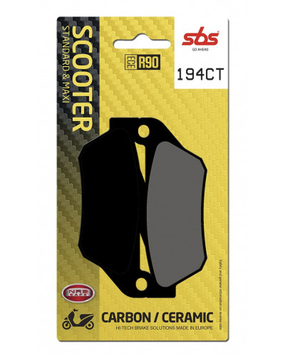 Plaquettes Freins SBS BRAKE PAD CAR/CER SCOOT