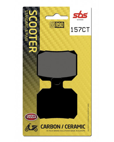 Plaquettes Freins SBS BRAKE PAD CAR/CER SCOOT Plaquettes Freins SBS BRAKE PAD CAR/CER SCOOT