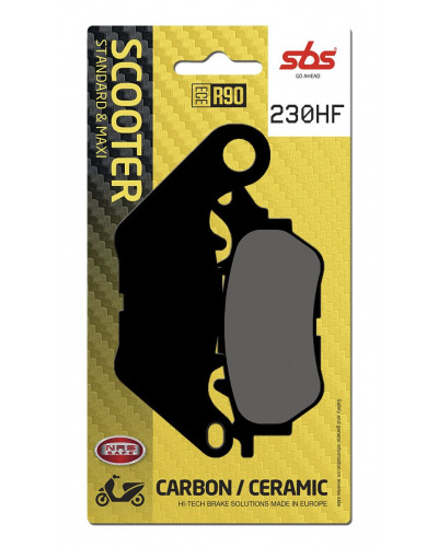 Plaquettes Freins SBS BRAKE PAD CAR/CER SCOOT Plaquettes Freins SBS BRAKE PAD CAR/CER SCOOT