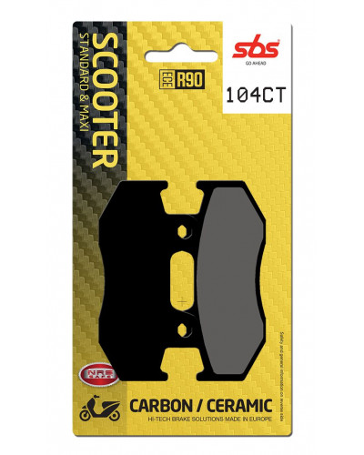 Plaquettes Freins SBS BRAKE PAD CAR/CER SCOOT