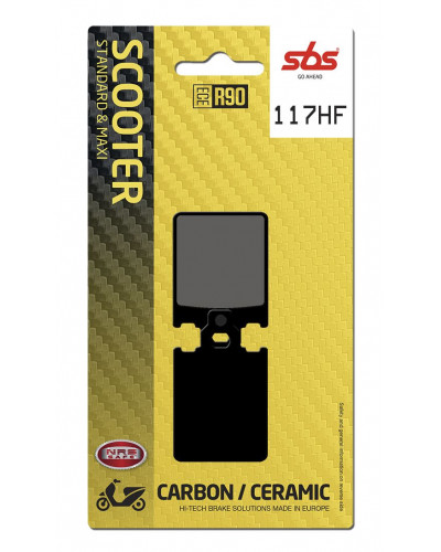Plaquettes Freins SBS BRAKE PAD CAR/CER SCOOT