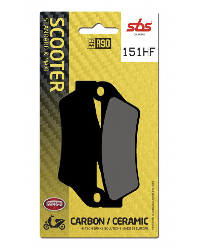 Plaquettes Freins SBS BRAKE PAD CAR/CER SCOOT
