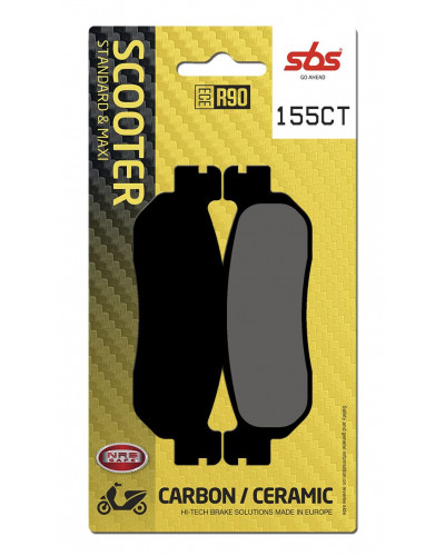 Plaquettes Freins SBS BRAKE PAD CAR/CER SCOOT Plaquettes Freins SBS BRAKE PAD CAR/CER SCOOT
