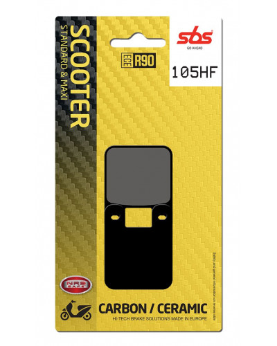 Plaquettes Freins SBS BRAKE PAD CAR/CER SCOOT