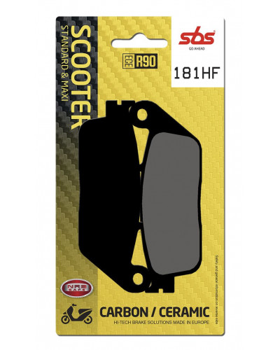 Plaquettes Freins SBS BRAKE PAD CAR/CER SCOOT