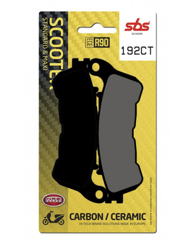 Plaquettes Freins SBS BRAKE PAD CAR/CER SCOOT Plaquettes Freins SBS BRAKE PAD CAR/CER SCOOT