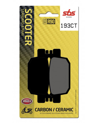 Plaquettes Freins SBS BRAKE PAD CAR/CER SCOOT