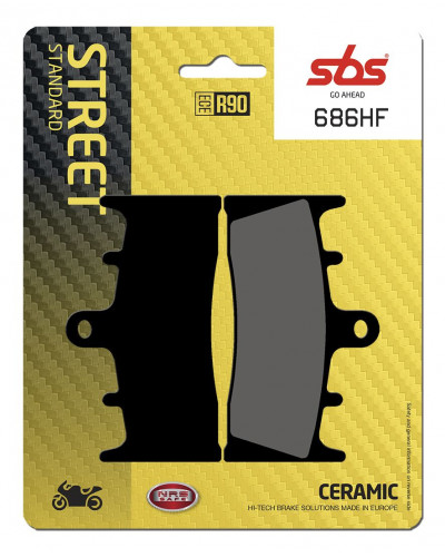 Plaquettes Freins SBS BRAKE PAD CAR/CER