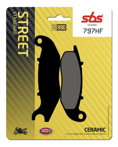 Plaquettes Freins SBS BRAKE PAD CAR/CER