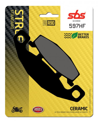 Plaquettes Freins SBS BRAKE PAD CAR/CER