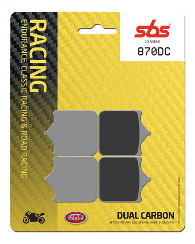 Plaquettes Freins SBS BRAKE PAD CARBON RACE