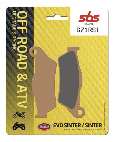 Plaquettes Freins SBS BRAKE PAD SINT OFF RACE