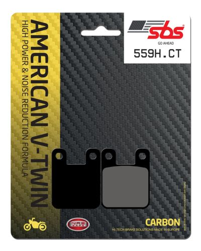 Plaquettes Freins SBS Plaquettes de frein moto racing SBS 559H.CT Road racing carbon tech