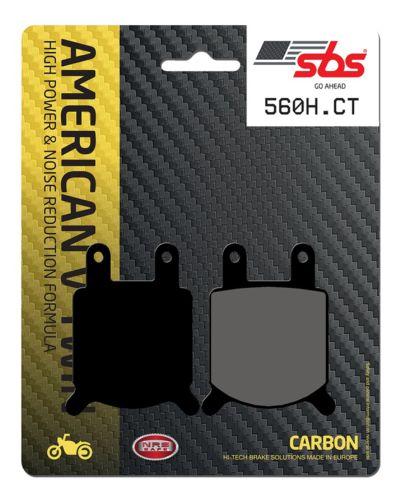 Plaquettes Freins SBS Plaquettes de frein moto racing SBS 560H.CT Road racing carbon tech