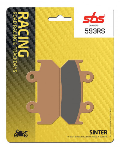 Plaquettes Freins SBS Plaquettes de frein moto racing SBS 593RS