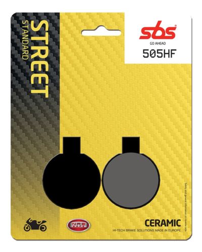 Plaquettes Freins SBS Plaquettes de frein moto SBS 505HF Street organique