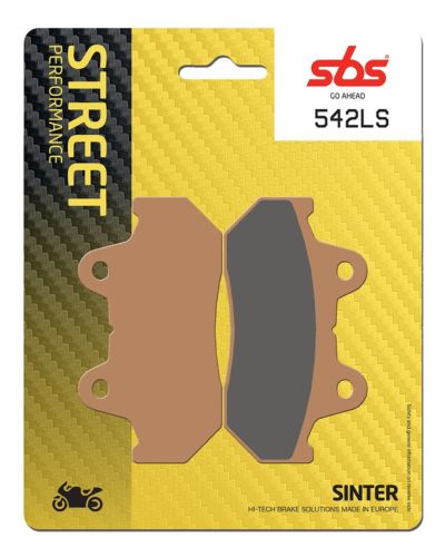 Plaquettes Freins SBS Plaquettes de frein moto SBS 542LS Streetexcel métal sintérisé