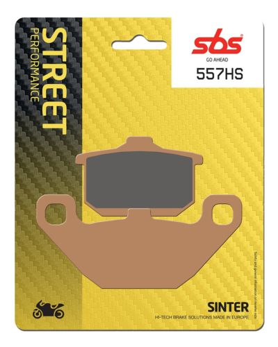 Plaquettes Freins SBS Plaquettes de frein moto SBS 557HS Streetexcel métal sintérisé