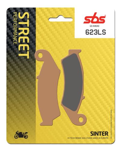 Plaquettes Freins SBS Plaquettes de frein moto SBS 623LS Streetexcel métal sintérisé