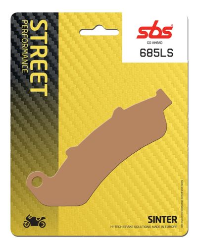 Plaquettes Freins SBS Plaquettes de frein moto SBS 685LS Streetexcel métal sintérisé