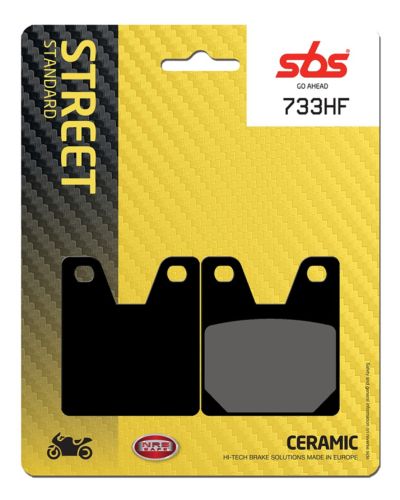 Plaquettes Freins SBS Plaquettes de frein moto SBS 733HF Street organique