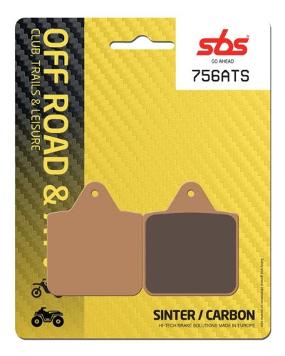 Plaquettes Freins SBS Plaquettes de frein moto SBS 756SI Off road métal sintérisé