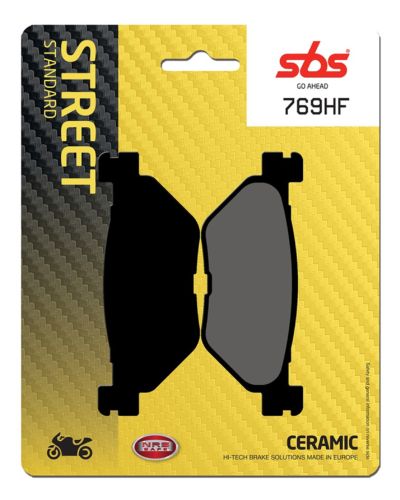 Plaquettes Freins SBS Plaquettes de frein moto SBS 769HF Street organique