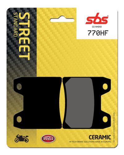 Plaquettes Freins SBS Plaquettes de frein moto SBS 770HF Street organique