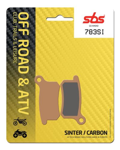 Plaquettes Freins SBS Plaquettes de frein moto SBS 783SI Off road métal sintérisé