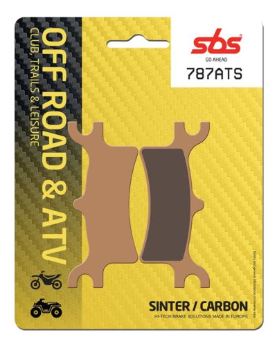 Plaquettes Freins SBS Plaquettes de frein moto SBS 787ATS Quad métal sintérisé