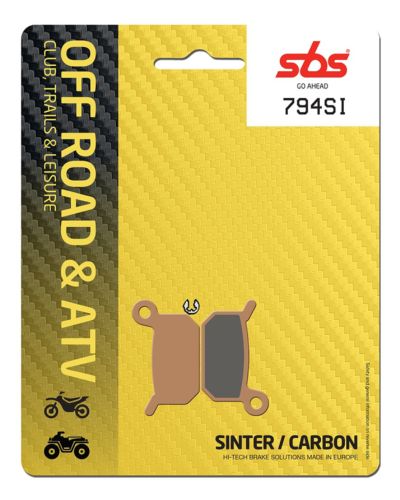 Plaquettes Freins SBS Plaquettes de frein moto SBS 794SI Off road métal sintérisé