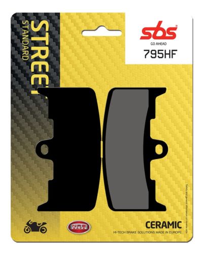 Plaquettes Freins SBS Plaquettes de frein moto SBS 795HF Street organique