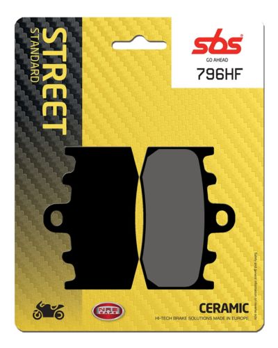 Plaquettes Freins SBS Plaquettes de frein moto SBS 796HF Street organique