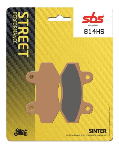 Plaquettes Freins SBS Plaquettes de frein moto SBS 814HS Streetexcel métal sintérisé