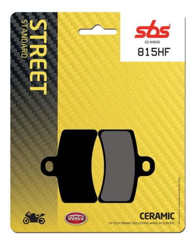 Plaquettes Freins SBS Plaquettes de frein moto SBS 815HF Street organique