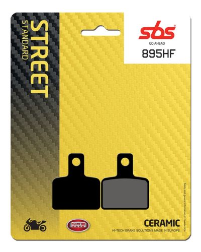 Plaquettes Freins SBS Plaquettes de frein moto SBS 895HF Street organique