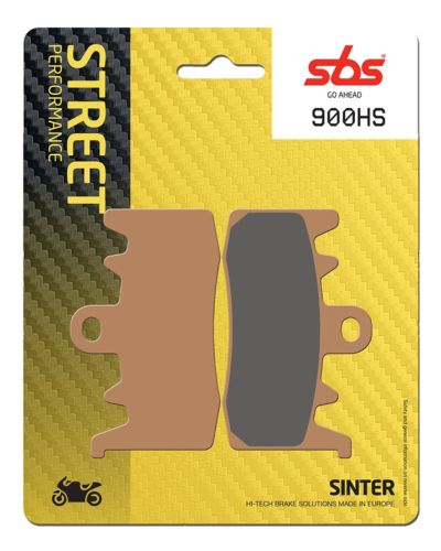 Plaquettes Freins SBS Plaquettes de frein moto SBS 900HS Streetexcel métal sintérisé