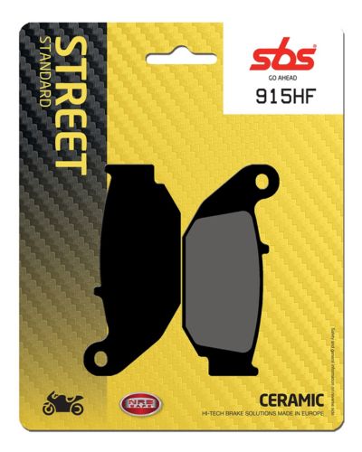 Plaquettes Freins SBS Plaquettes de frein moto SBS 915HF Street organique